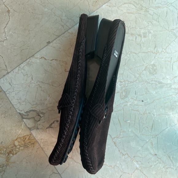 Stuart Weitzman Brown Corduroy Mules - Picture 7 of 15
